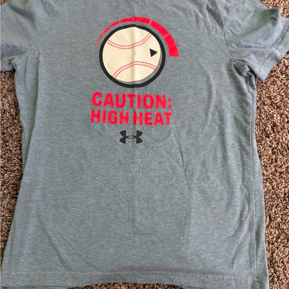 Under Armour Heather Gray T-Shirt Youth M